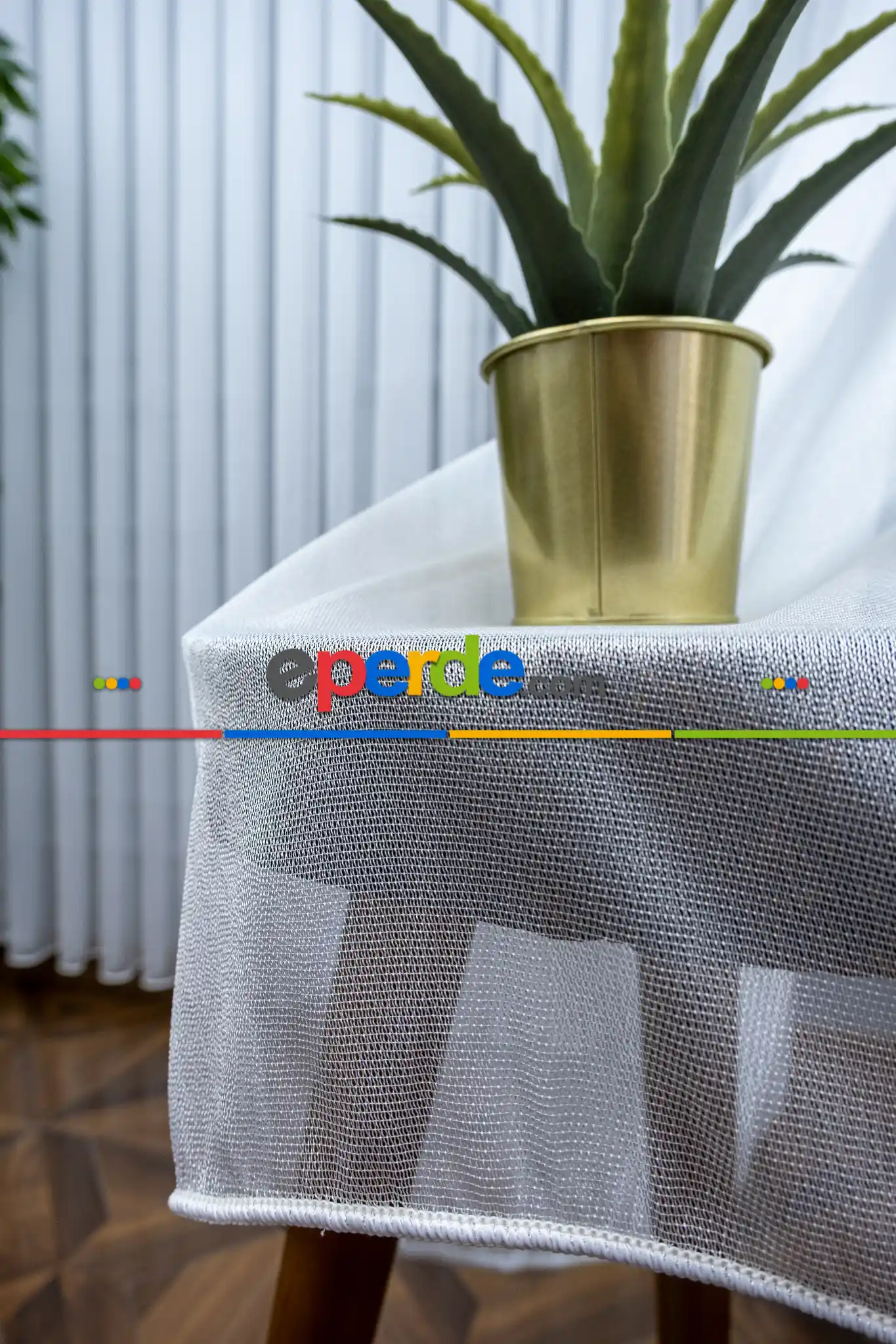 Mutfak - Torino Salon Odası Düz Tül Perde- Ekru