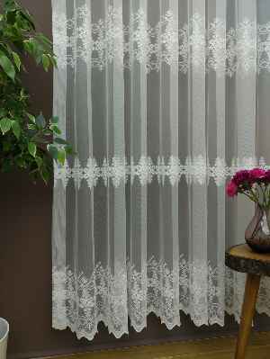 Favori Brode Perde 5 Yıl Kullanım Garantili Zemin, 679- Ekru