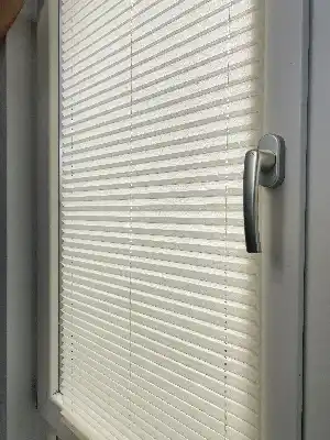 Plisel Perde, Krem Point Serisi Cam Balkon Perdesi 1. Kalite Matkapsız Montaj Yaylı Sistem