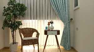 Açık Mavi Renk Jakar Desenli Fon Perde- Mavi Açık-mavi Doymamış