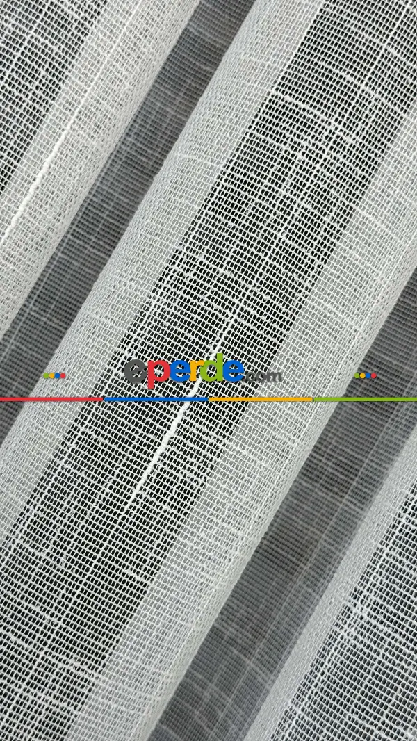 Yatak Odası - Natural Keten Tül Birinci Kalite İplikten Özel Üretilmiştir