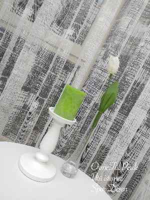 Kampanya Spor Patine Desenli Fransız Dantel 2023 Tül Perde- Ekru