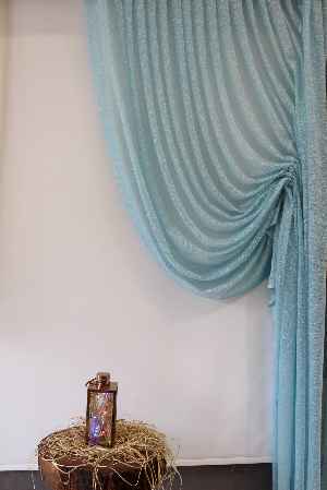 Mekanizmalı Fon Perde Turkuaz- Turkuaz