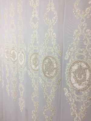 Arma Nakışlı Kadife Vizon İpek Zemin- Vizon Rengi