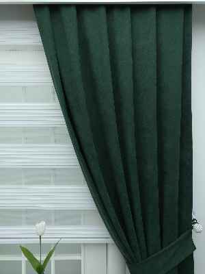 Yeşil - Düz Fon Perde- Yeşil