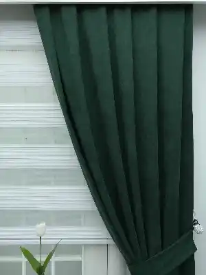 Yeşil - Düz Fon Perde- Yeşil