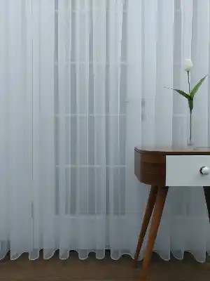 Salon Tül Perde - Perdeks Home Tül Perde 06 Lux Series- Ekru