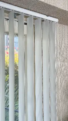 Ekru Çizgili Pvc Dikey Perde, Dikey Stor Perde