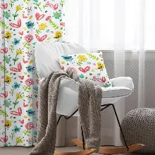 Çocuk Odası Fon Perde Evim 437 Kumaşı Kalındır Duck Bezi Değildir