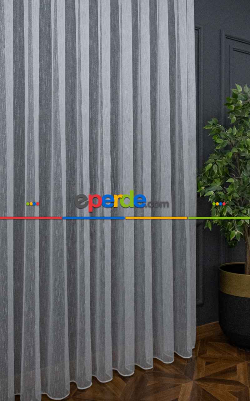 Brillant Keten Karlı Tül Yeni Sezon Donati Tül