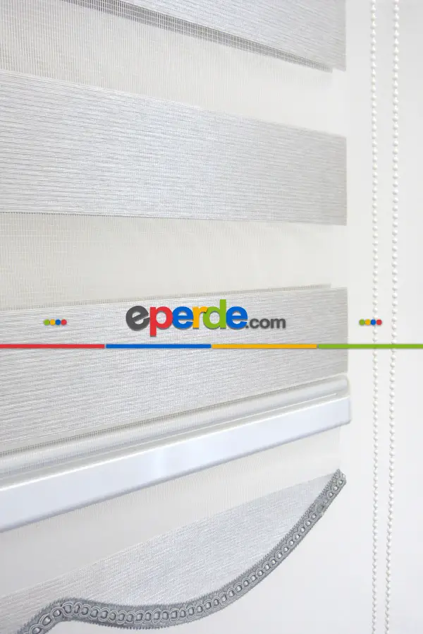 Salon Zebra - Gri Düz Zebra Zebra Perde- Gri-Füme-Antrasit