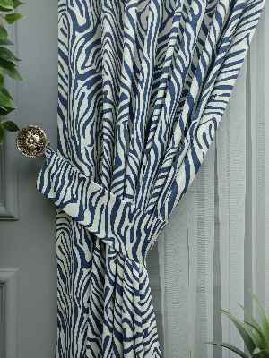 Salon Fon Perde - Zebra Çizgili Fon Perde ( Leke Tutmaz )-  Çok Renkli 2