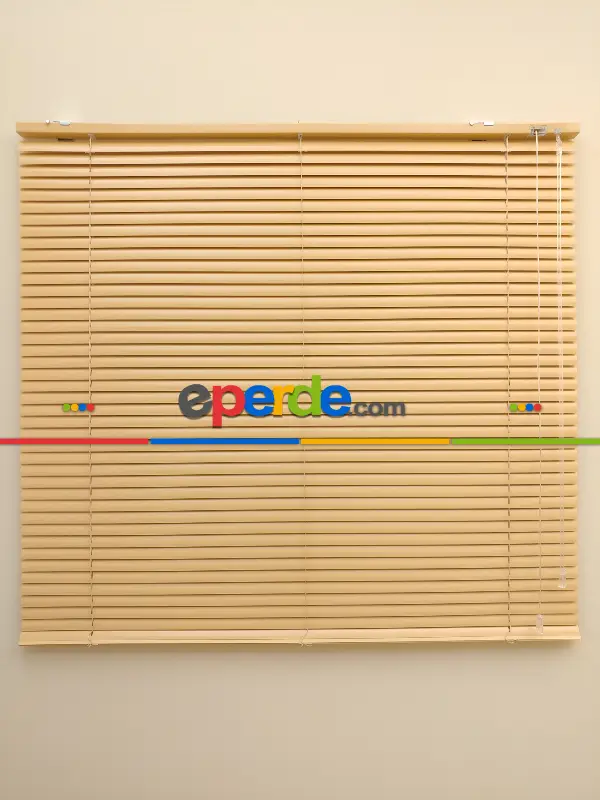 Koyu Bej- Alüminyum Jaluzi Perde - 25mm Kalınlığında- Bej