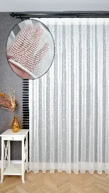 Exculusive Mimoza Ütü İstemez Kırışmaz Sade Tül Perde