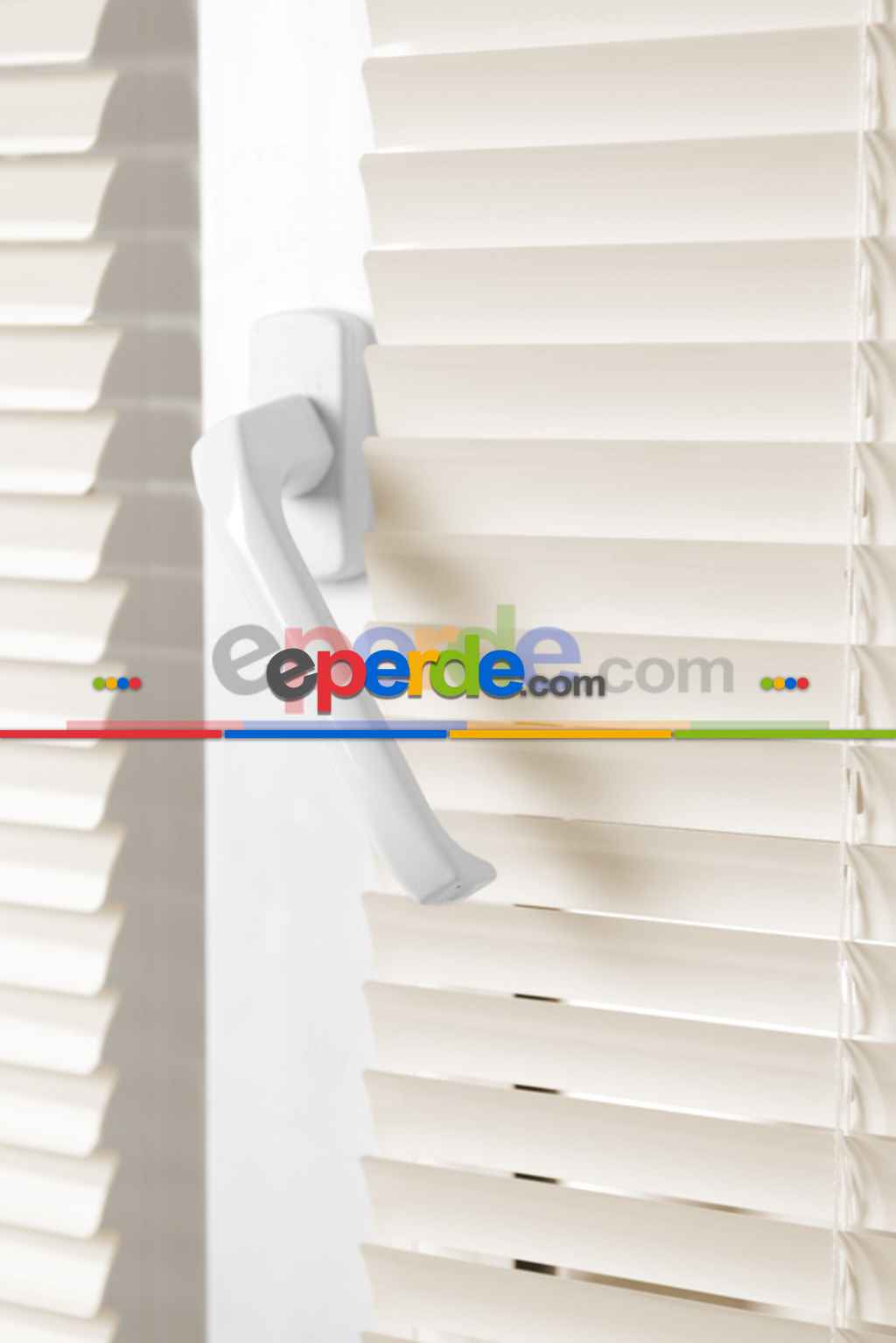 %40 Indirimli !!! Ekru - Alüminyum Jaluzi Perde - 25mm Kalınlığında- Krem Açık