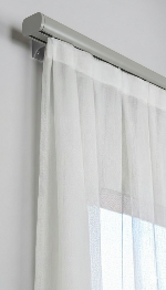 Gri Kanallı Dekoratif Ray, Modern Perde Korniş Rayı Gri Füme Antrasit