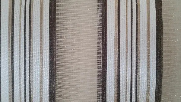 Yatak Odası - Kahve Çizgili Zebra Perde- Krem-kahve Koyu-sütlü Kahve- Çok Renkli 3