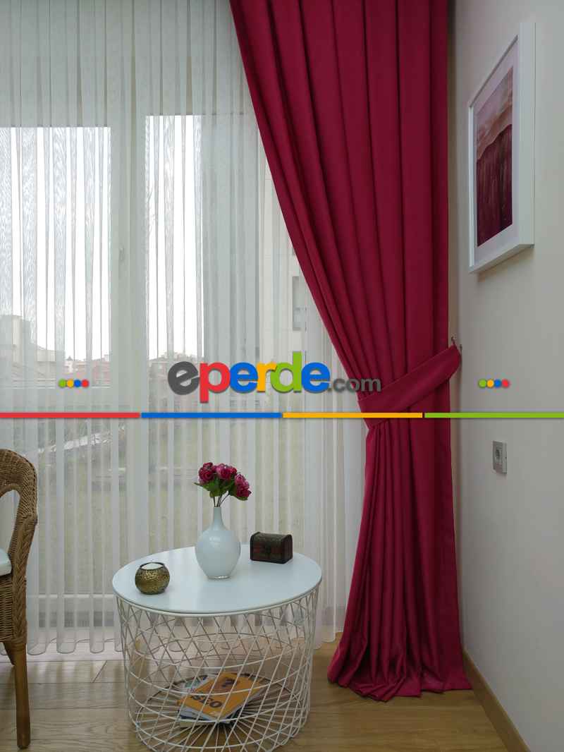 Soft Fuşya Fon Perde Geniş En (285)- Fuşya