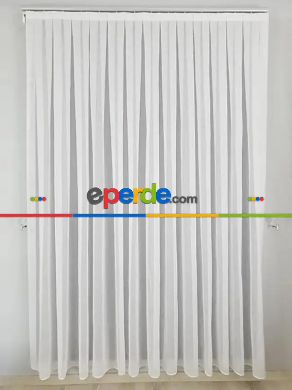 Salon - Salon Yatak Odası Çocuk Odası Natural Keten Tül Perde