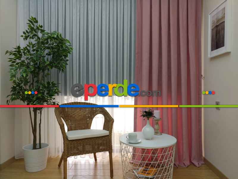 Soft Fon Perde-a.pudra- Pembe