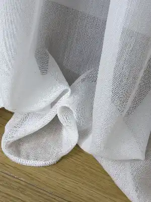 Yatak Odası Sanal Çizgili Lüx Premıum Düz Tül Perde