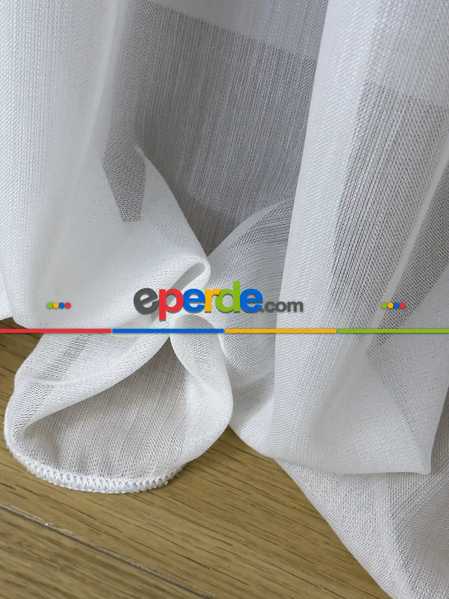 Sanal Çizgili Lüx Premıum Düz Tül Perde