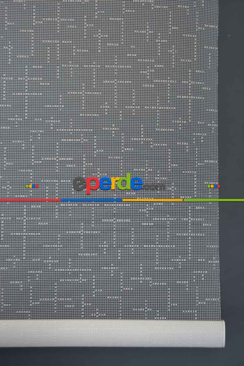 Halim Perdesan Dacuz-90 Beyaz Renk Etekli Veya Eteksiz Çift Mekanizmalı Tül Stor Perde