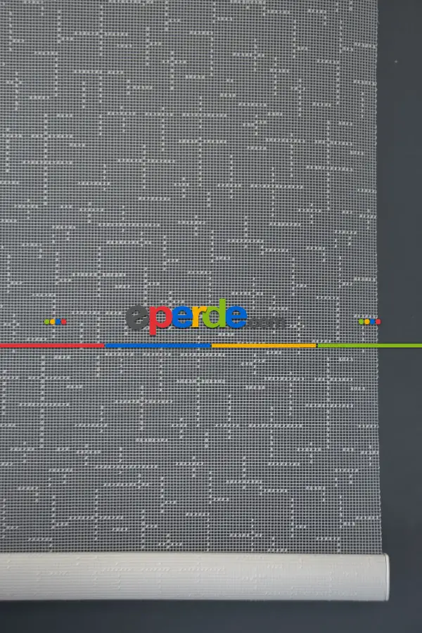 Halim Perdesan Dacuz-90 Beyaz Renk Etekli Veya Eteksiz Çift Mekanizmalı Tül Stor Perde