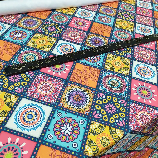 Mutfak Fon Perde Baskılı K489 E- Yeşil