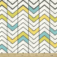 Modern Mutfak Perdesi Kanat Fon Perde Desenli- Siyah