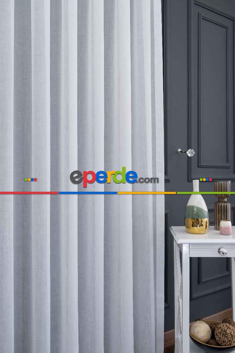 Beyaz Tül Keten Linen Tül Perde Ütü İstemez Kırışmaz Tül (düz Tül)