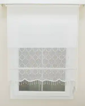 Çiftli Sistem Tül Stor Perde Yh-830 (1.kalite %100 Orijinal Ürün)- Beyaz