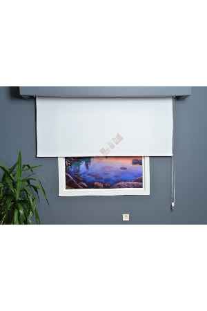 1.sınıf Mat Kumaş Ekru Stor Perde Aynı Gün Kargo