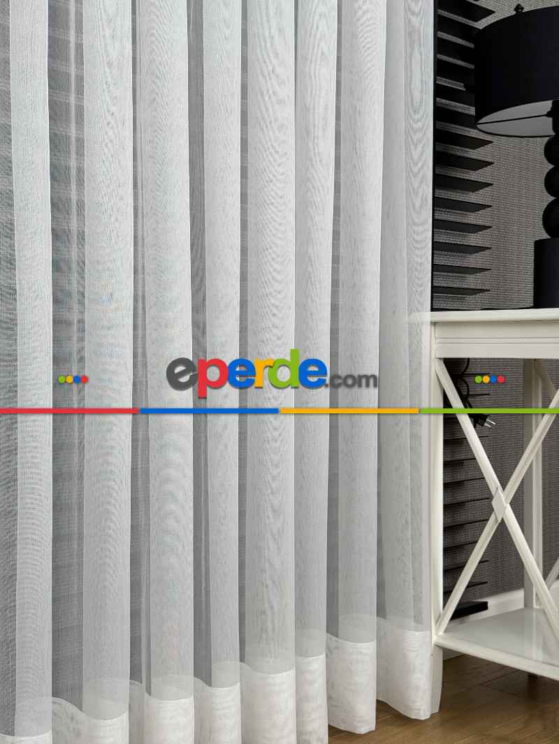 Oturma Odası - Etek Ucu Katlamalı Perde, Premium Seri