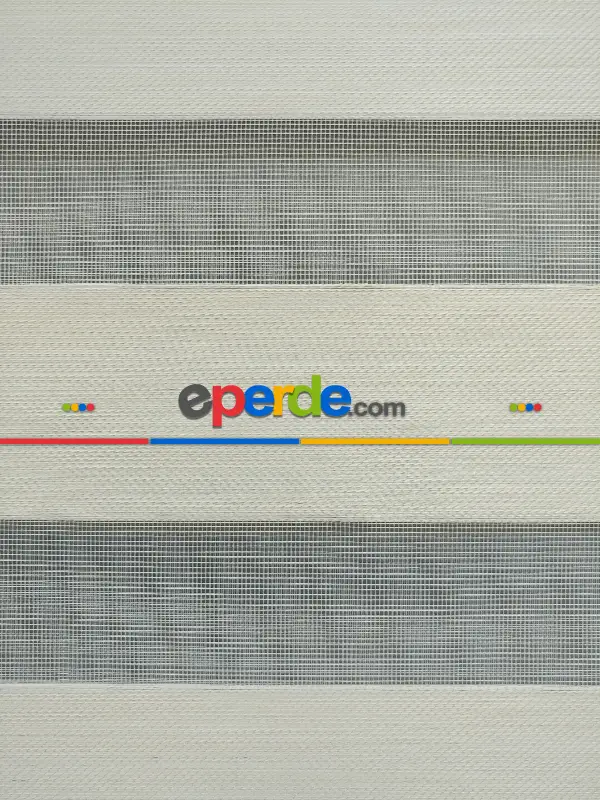 Salon Zebra Perde - Karartma Zebra Perde - Blackout Zebra Perde-ışık Geçirmez Zebra Perde- Bej