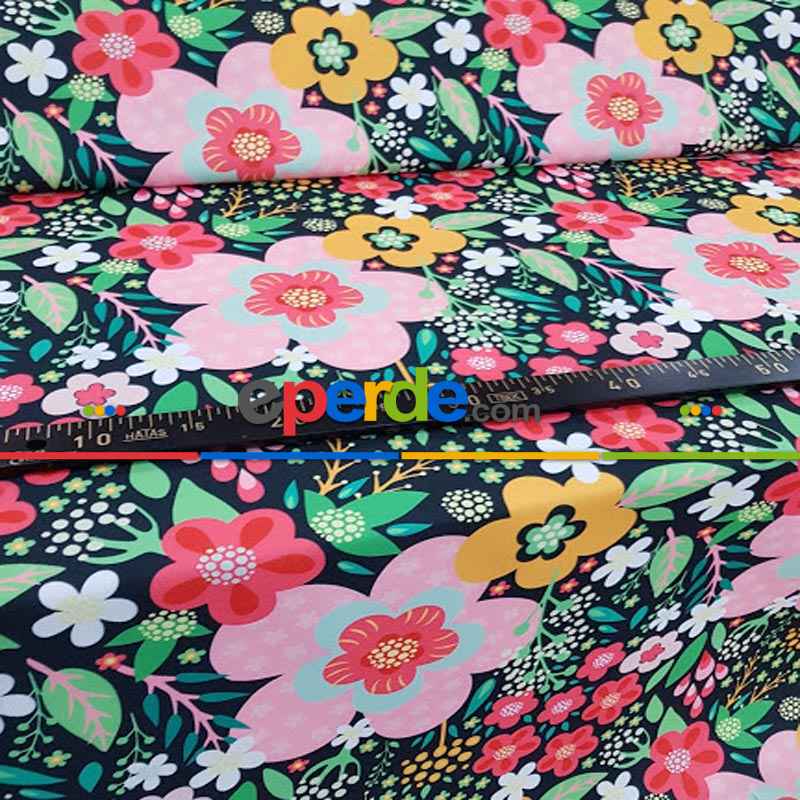 Mutfak Fon Perde- Siyah