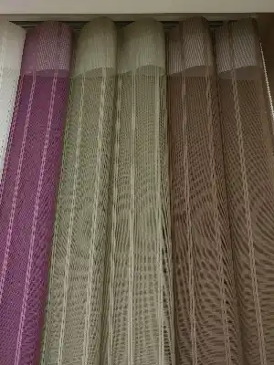 1. Kalite Çizgili Tül Dikey Zebra Perde - Ft11 Sütlü Kahve- Ft09 Elegance- Ft21 Gül Kurusu- Ft02 Ekru- Gül Kurusu-ekru-sütlü Kahve-açık Yeşil 2