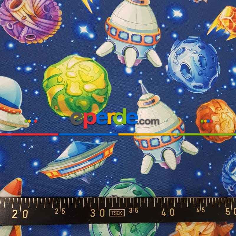 Çocuk Odası Fon Perde Evm383 _c - Kumaşı Kalındır Duck Bezi Değildir.- Lacivert-Mavi-Çok Renkli