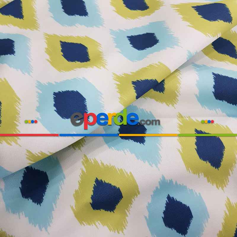 İkat Desenli Fon Perde Evm1503-3 Kumaşı Kalındır Duck Bezi Değildir-  Çok Renkli 2