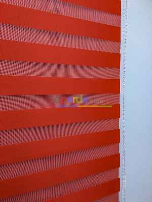 Kırmızı Düz Eco Seri Zebra Perde- Kırmızı