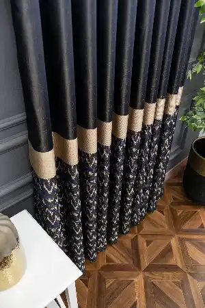Outlet Dökümlü Jakarlı Modern Desen Fon Perde 1.kalite 100 Cm X 256 Cm