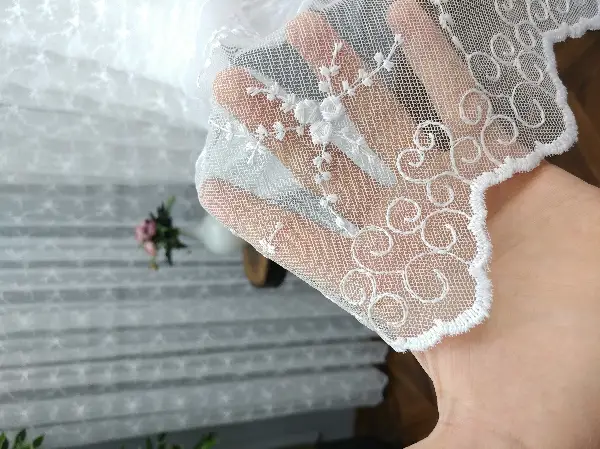 Kampanyalı Brode İşlemeli Tüller Stoklar İle Sınırlı- Ekru