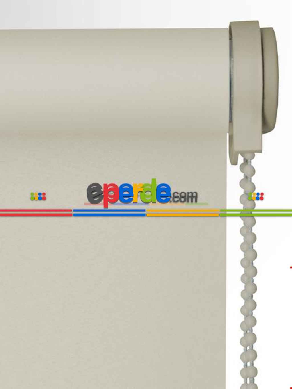 İthal Mat Stor Perde Açık Krem