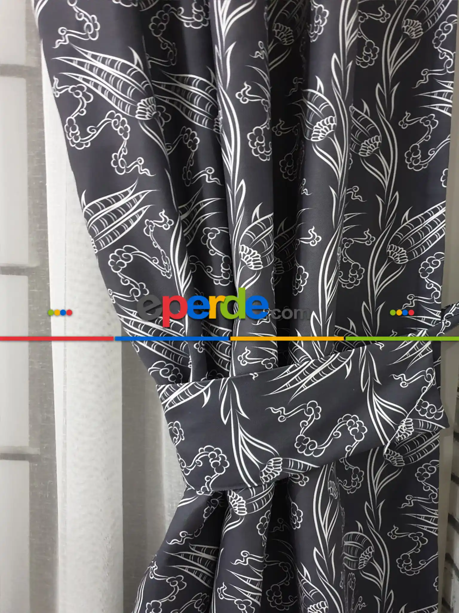 Mutfak Fon Perde- Beyaz