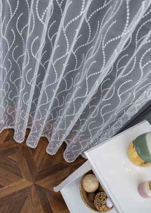 Yatak Odası - Brode Sarmaşık Desen Tasarım Tül Perde Yeni Model Tül