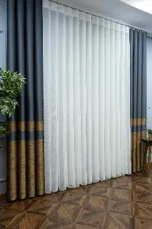 Lens Akıllı Dikey Tül Perde-13- Çok Renkli 2