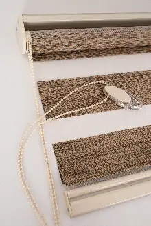 Brillantt - Zebra Perde- Kahverengi Bambu Zebra Perde - Kahverengi