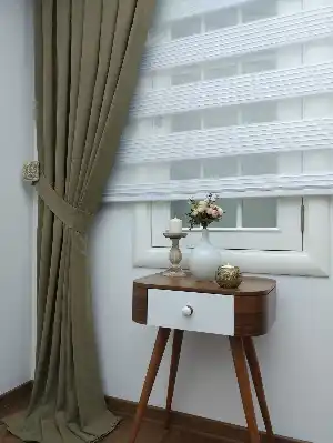 Haki Yeşil Fon Perde (280 Eninde)- Haki