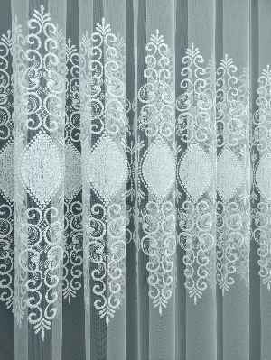 Brode İşlemeli Tül Perde Konak Özel Seri Elit 103- Ekru