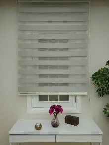 Zebra Perde -karartma Blackout Zebra (kalın Doku Zeminli)- Bej